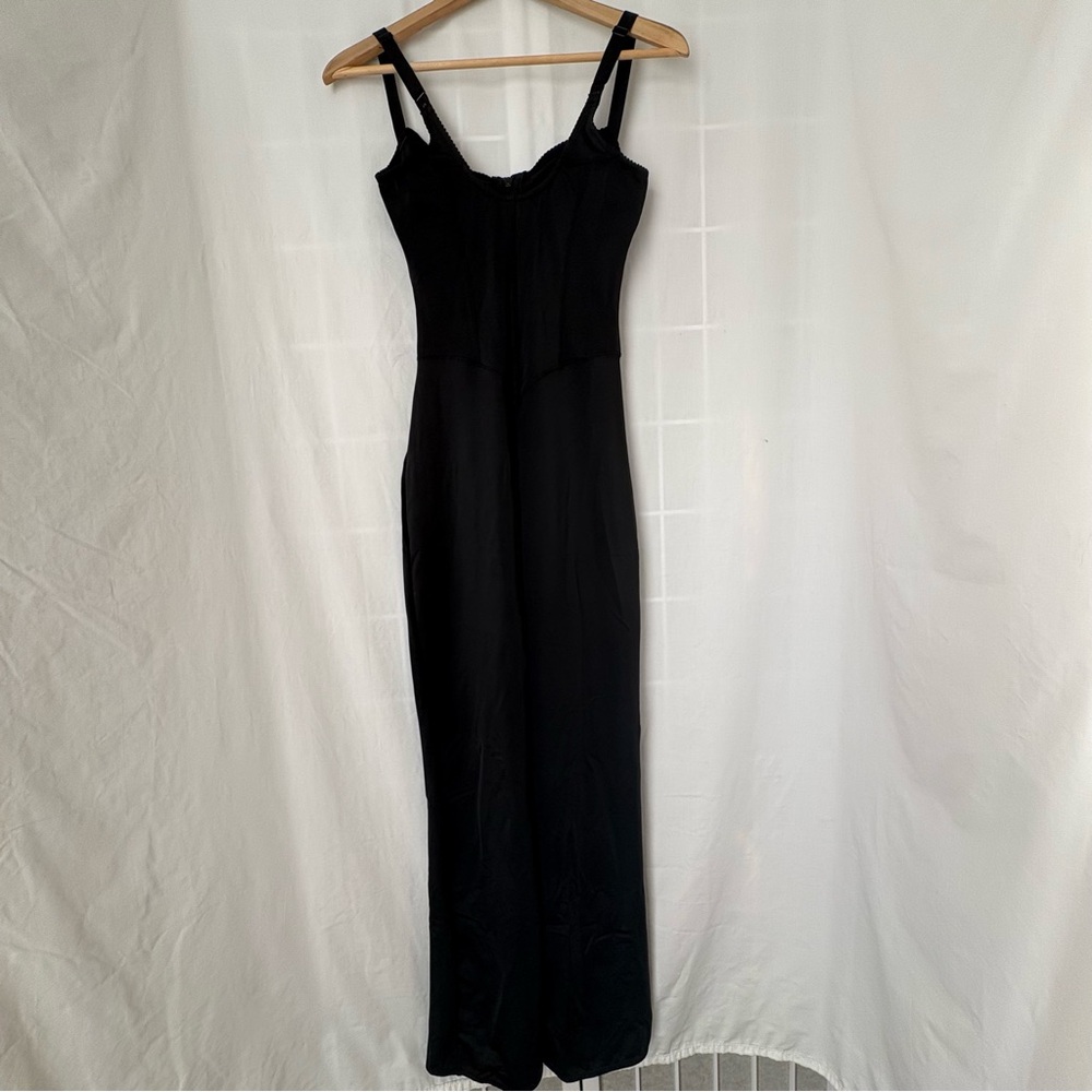 NWT SKIMS Glam Catsuit onyx black small - Picture 6 of 16